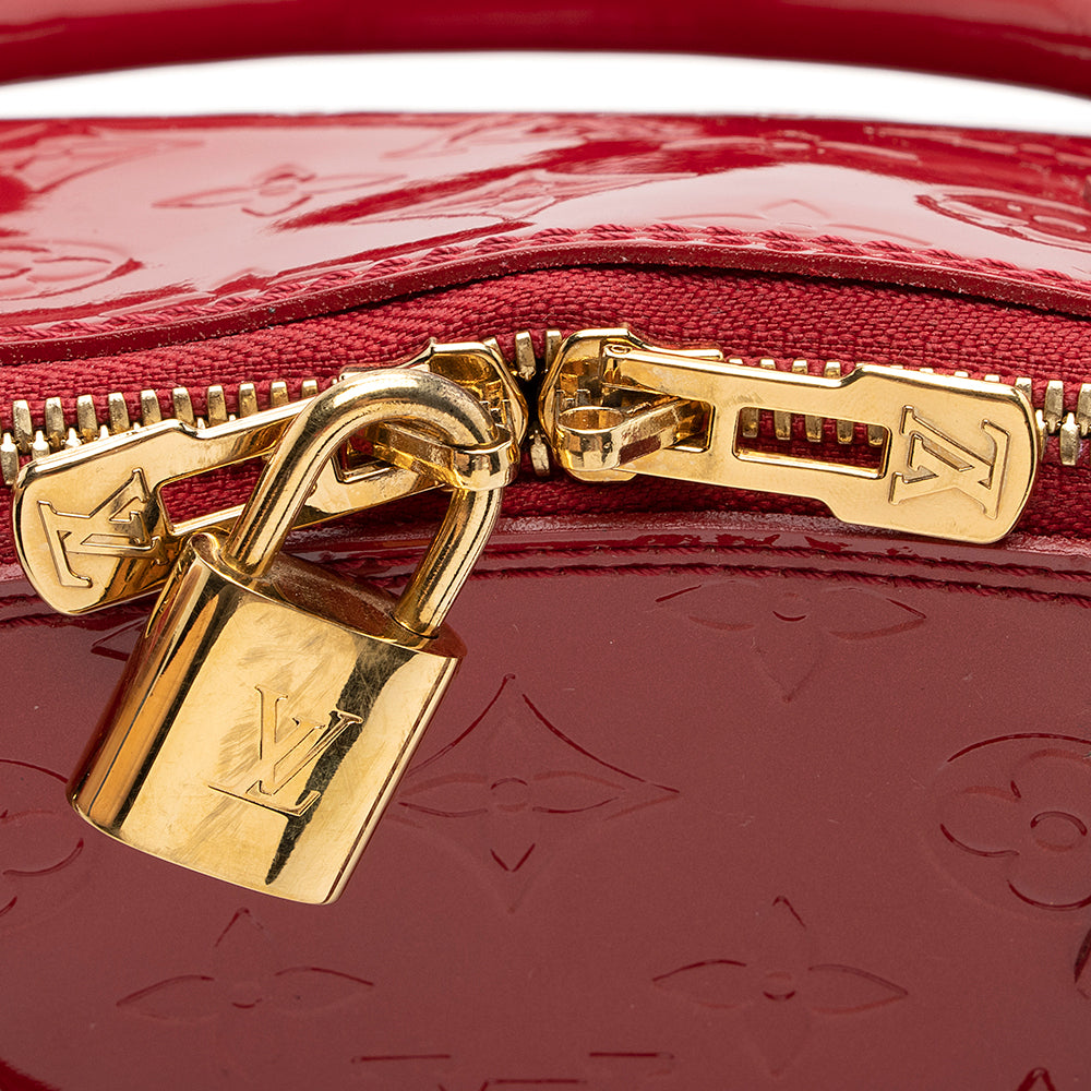 Louis Vuitton Monogram Vernis Alma GM Satchel (SHF-21415)