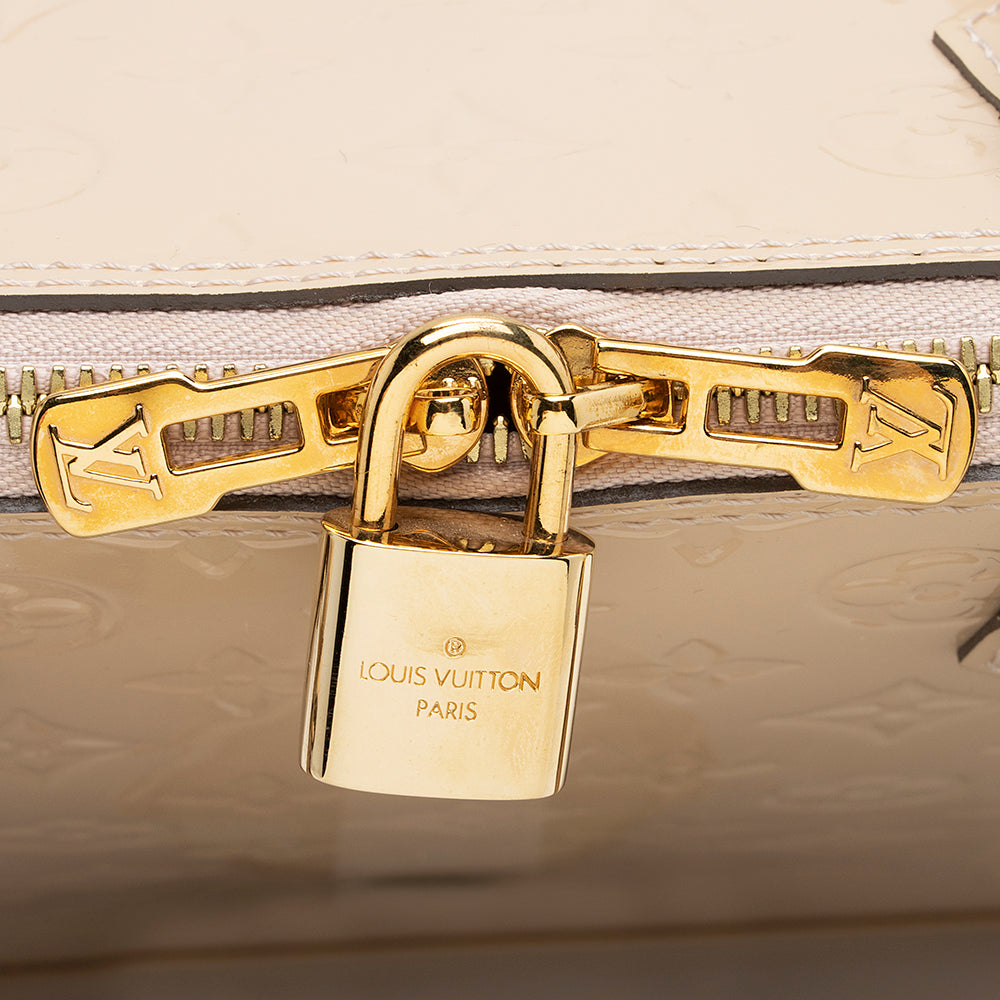 Louis Vuitton Monogram Vernis Alma GM Satchel (SHF-21875)