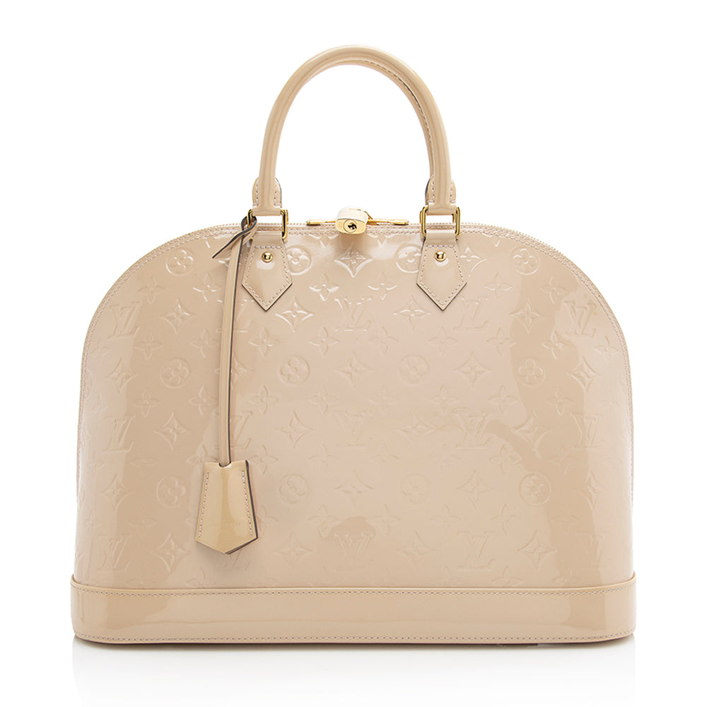 Louis Vuitton Monogram Vernis Alma GM Satchel (SHF-21875)