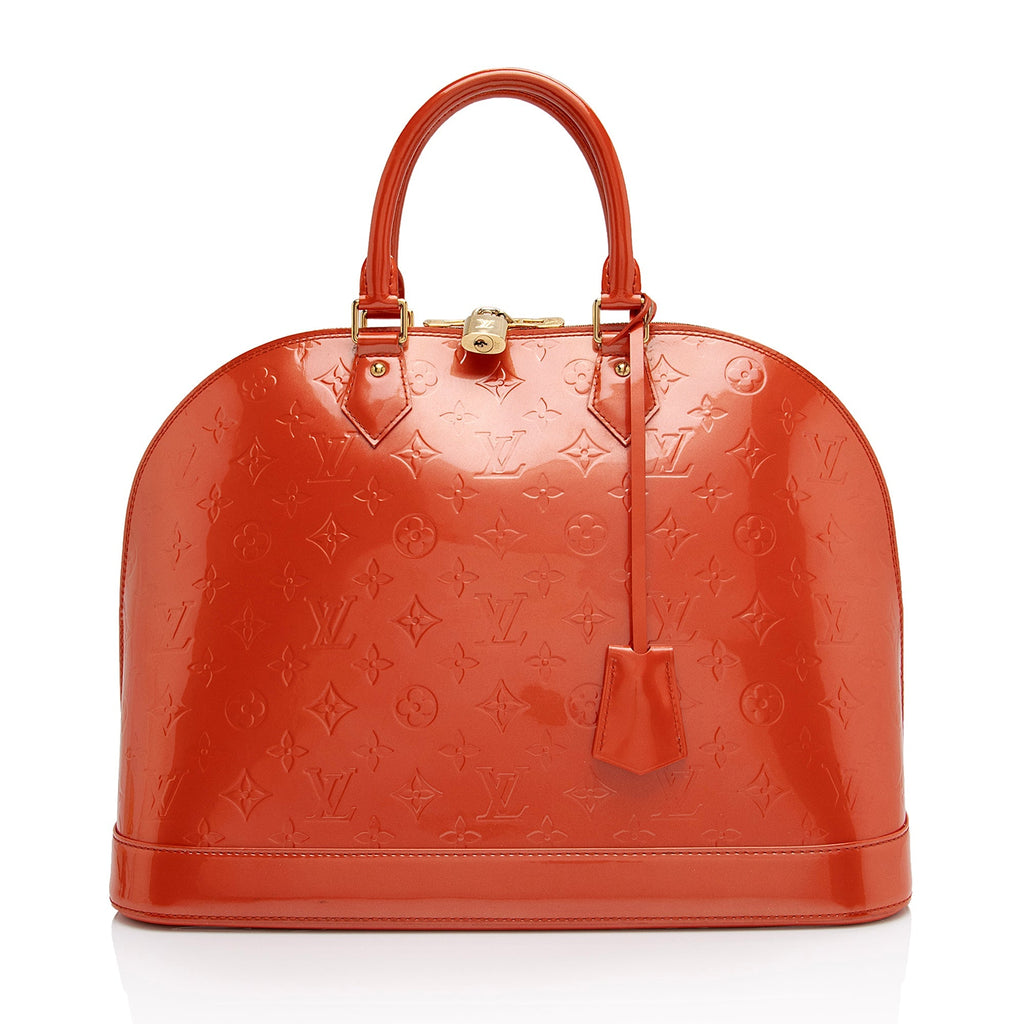 Louis Vuitton Monogram Vernis Alma GM Satchel (SHF-ERoecq)