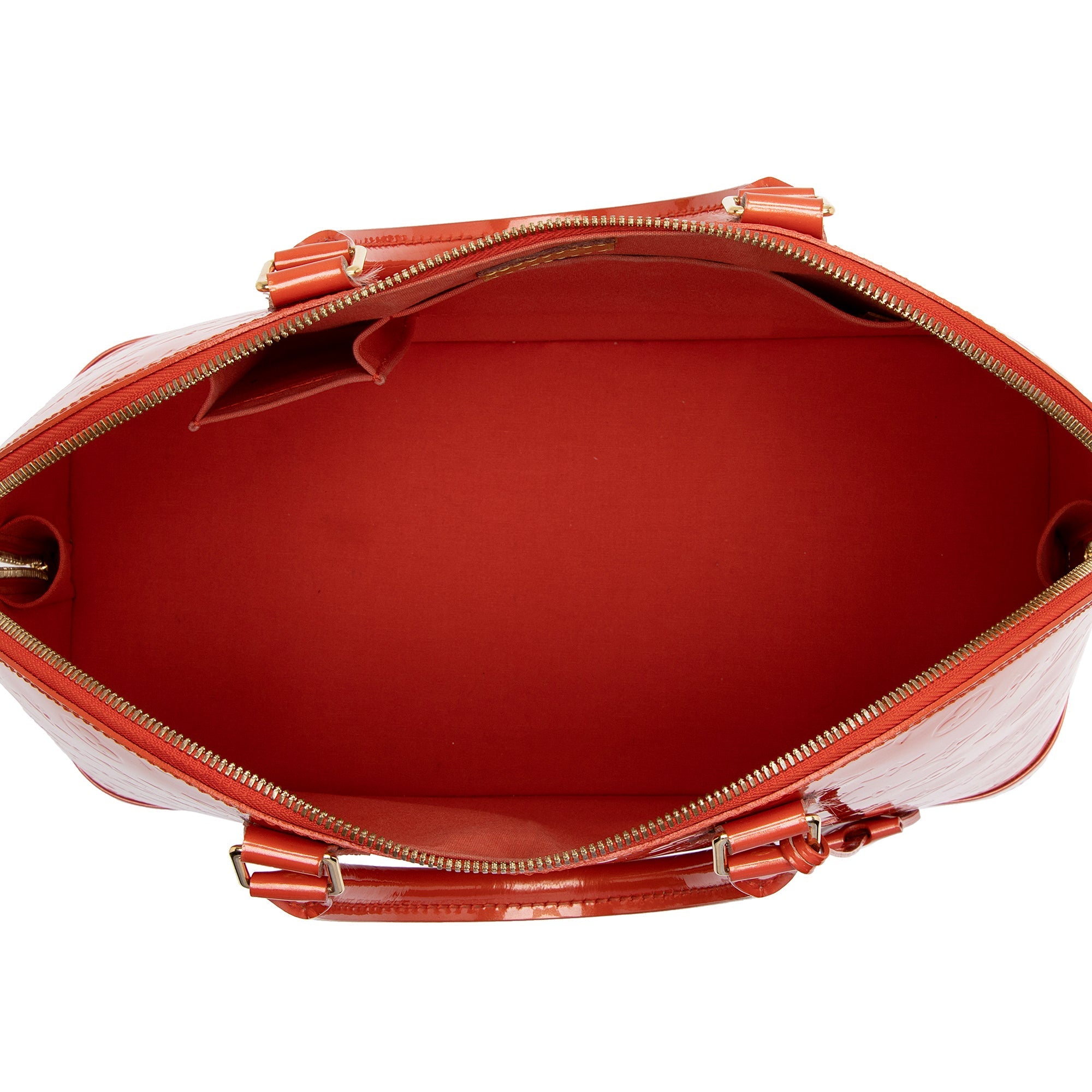 Louis Vuitton Monogram Vernis Alma GM Satchel (SHF-ERoecq)
