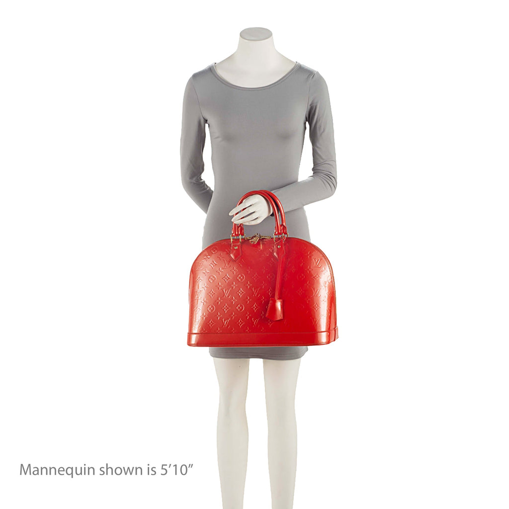 Louis Vuitton Monogram Vernis Alma GM Satchel (SHF-ERoecq)