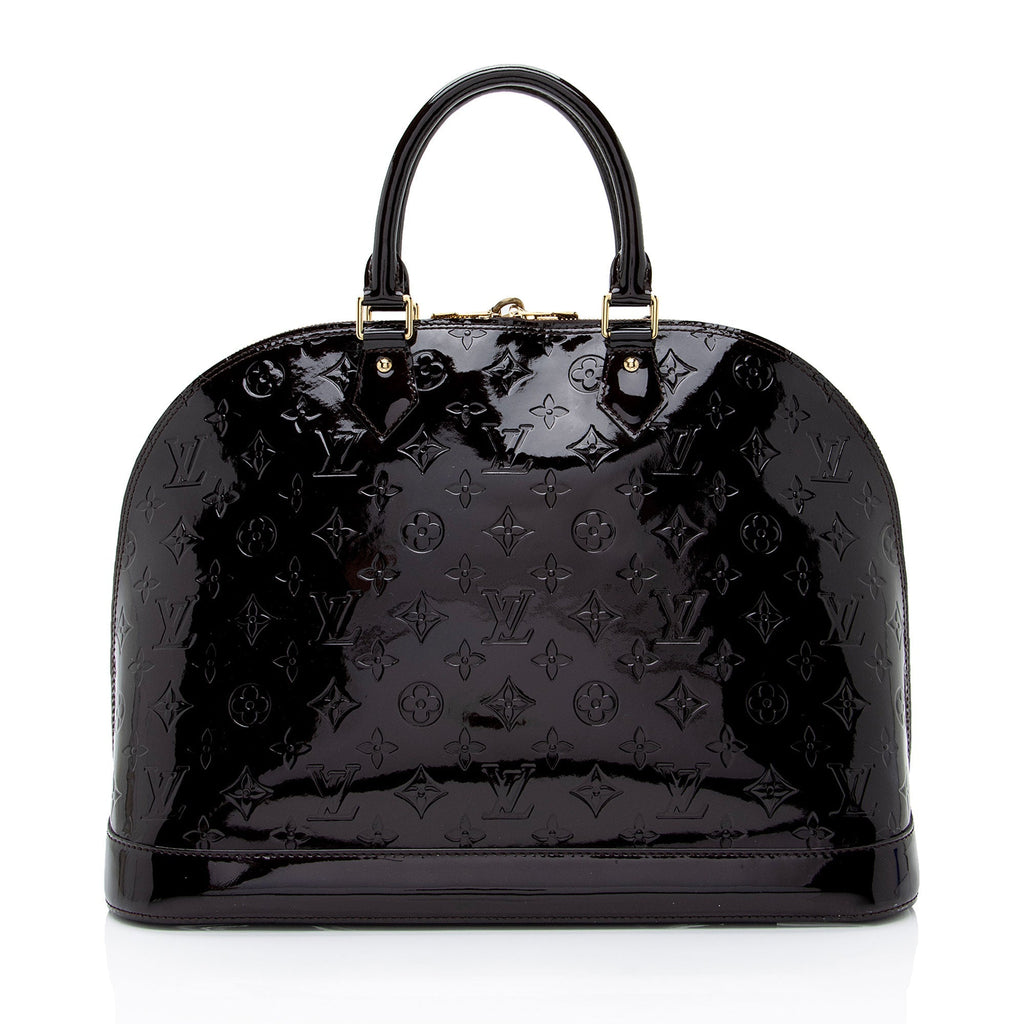 Louis Vuitton Monogram Vernis Alma GM Satchel (SHF-NbLRlp)