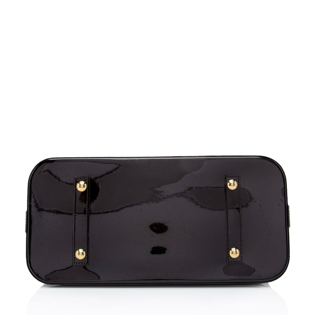 Louis Vuitton Monogram Vernis Alma GM Satchel (SHF-NbLRlp)