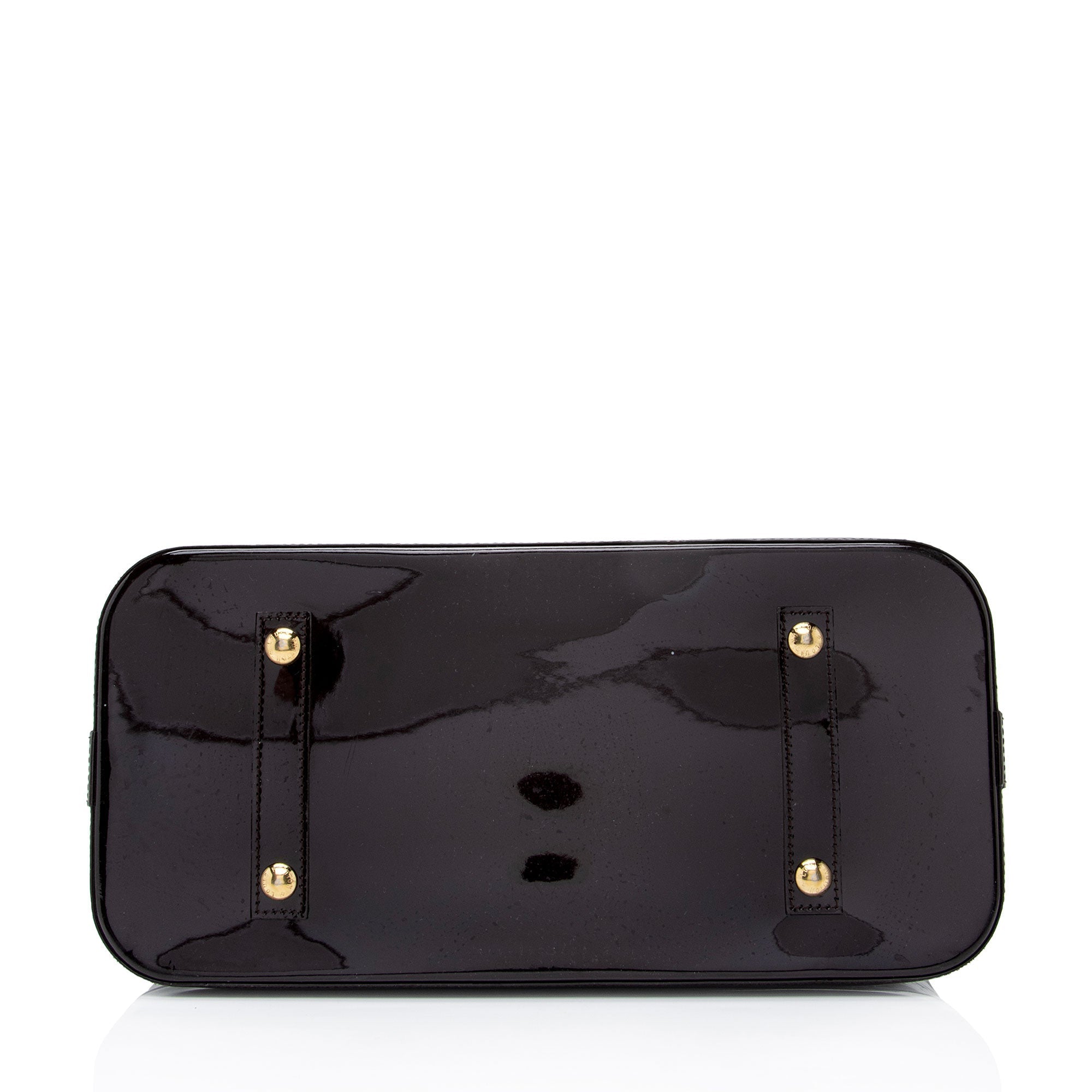 Louis Vuitton Monogram Vernis Alma GM Satchel (SHF-NbLRlp)
