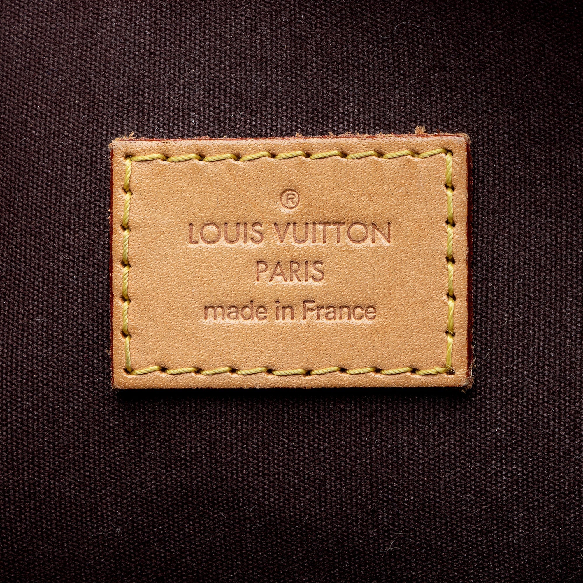 Louis Vuitton Monogram Vernis Alma GM Satchel (SHF-NbLRlp)