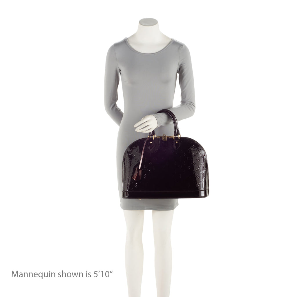Louis Vuitton Monogram Vernis Alma GM Satchel (SHF-NbLRlp)
