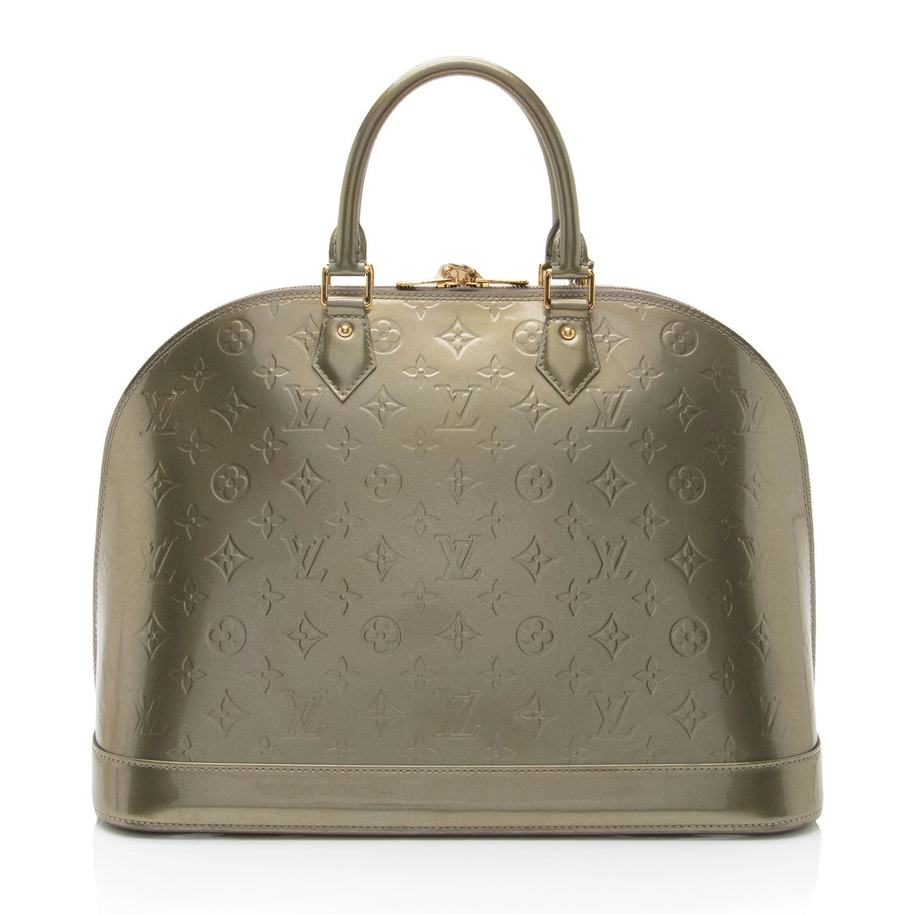 Louis Vuitton Monogram Vernis Alma GM Satchel (SHF-223b8Z)
