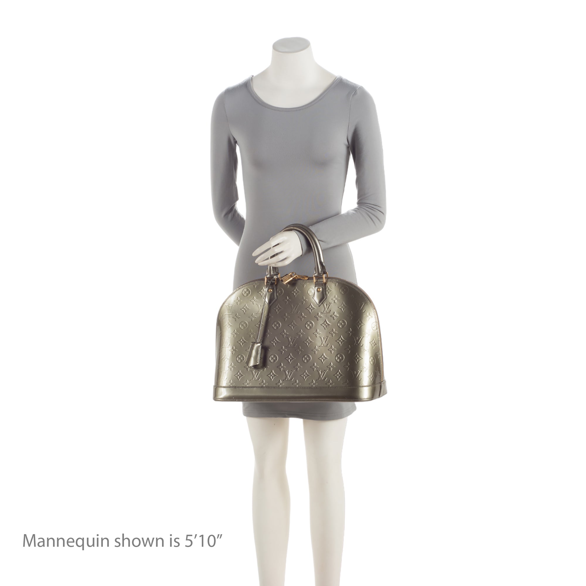 Louis Vuitton Monogram Vernis Alma GM Satchel (SHF-223b8Z)
