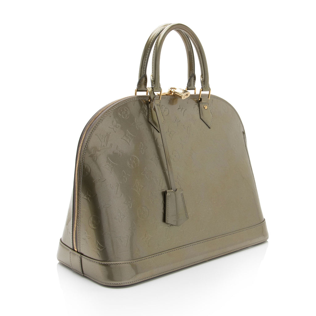 Louis Vuitton Monogram Vernis Alma GM Satchel (SHF-223b8Z)