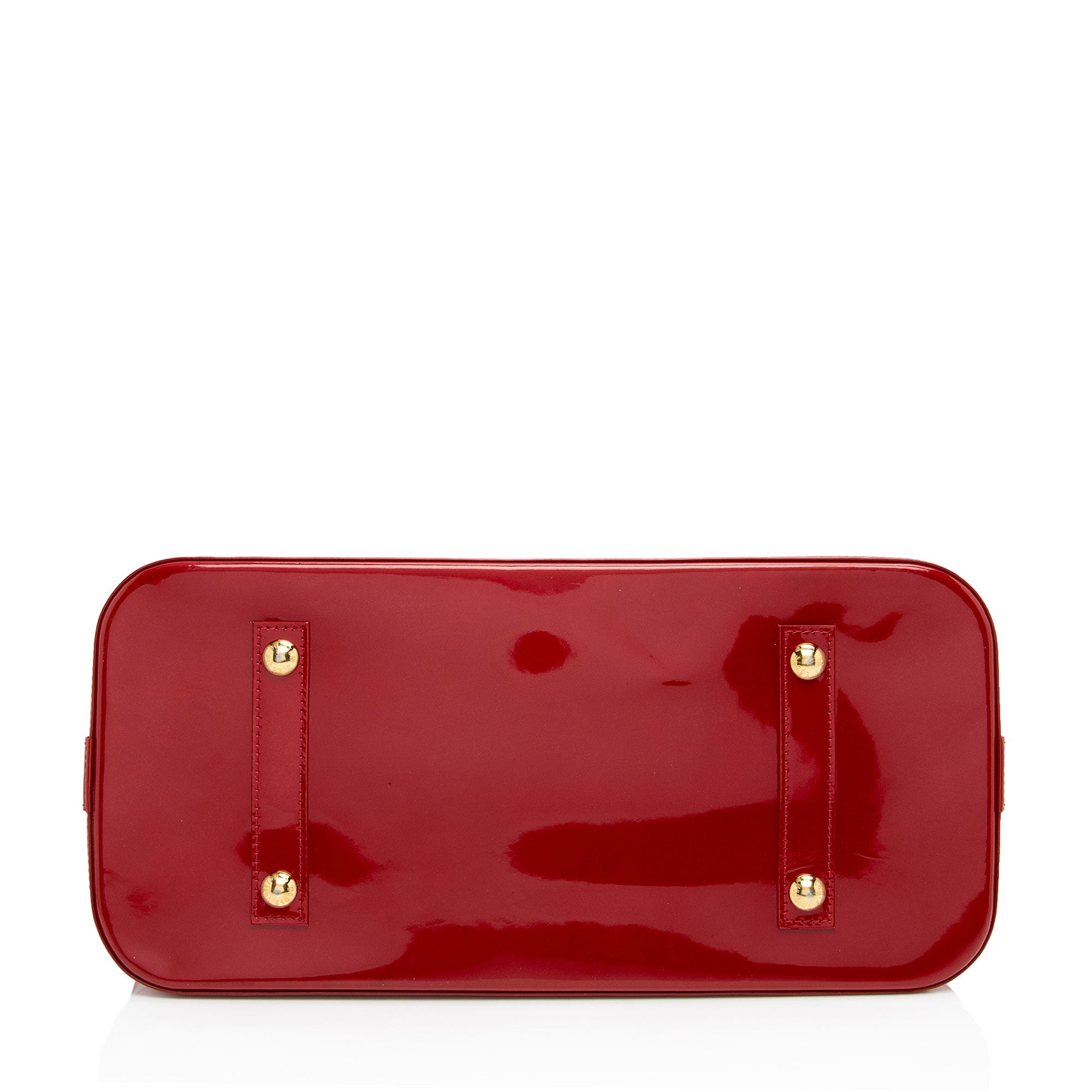 Louis Vuitton Monogram Vernis Alma GM Satchel (SHF-XIA8xV)