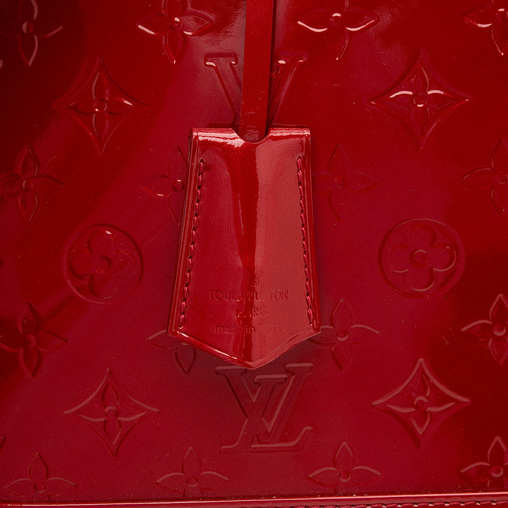 Louis Vuitton Monogram Vernis Alma GM Satchel (SHF-XIA8xV)