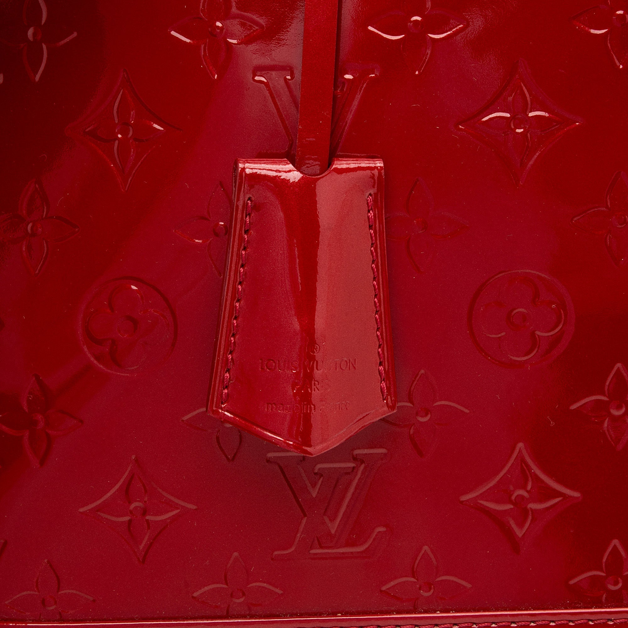 Louis Vuitton Monogram Vernis Alma GM Satchel (SHF-XIA8xV)