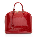 Louis Vuitton Monogram Vernis Alma GM Satchel (SHF-qWt83h)