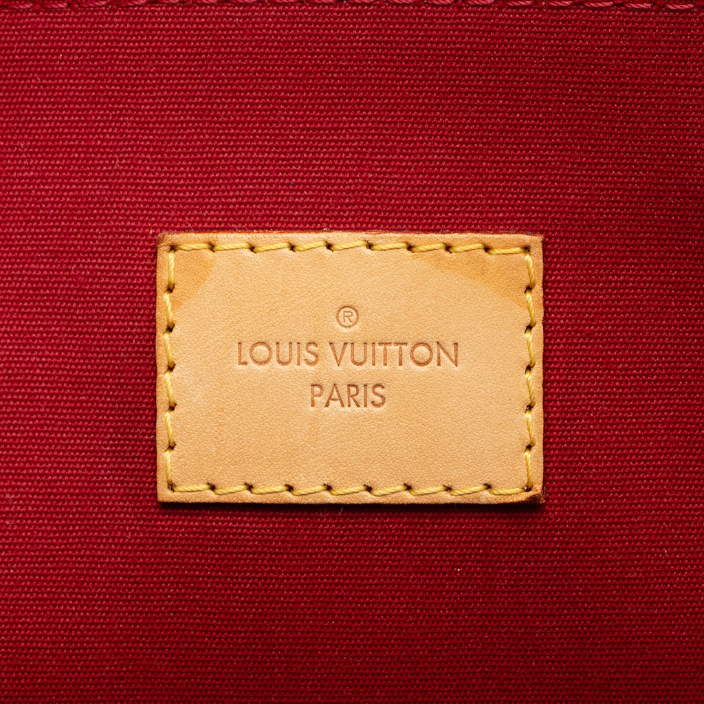Louis Vuitton Monogram Vernis Alma GM Satchel (SHF-qWt83h)