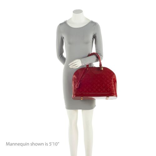 Louis Vuitton Monogram Vernis Alma GM Satchel (SHF-qWt83h)