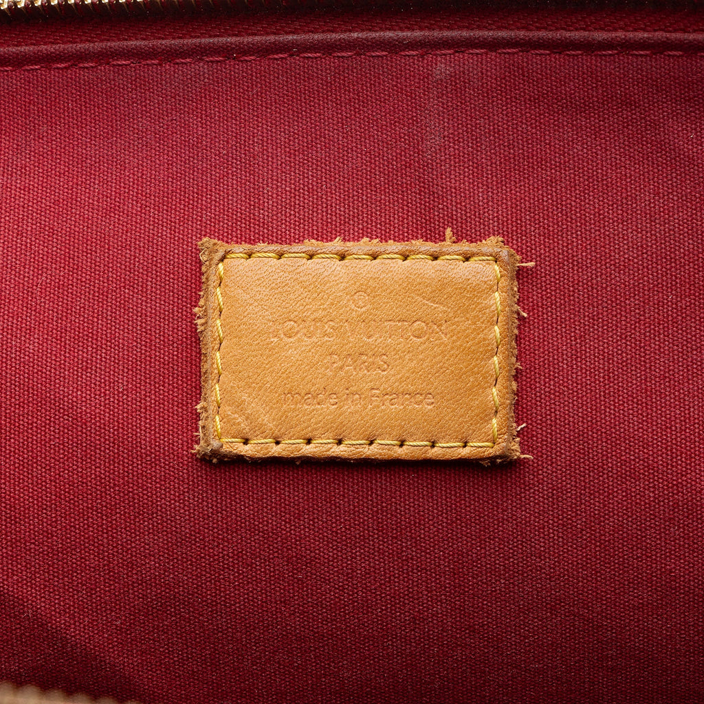 Louis Vuitton Monogram Vernis Alma GM Satchel (SHF-7bvjjk)