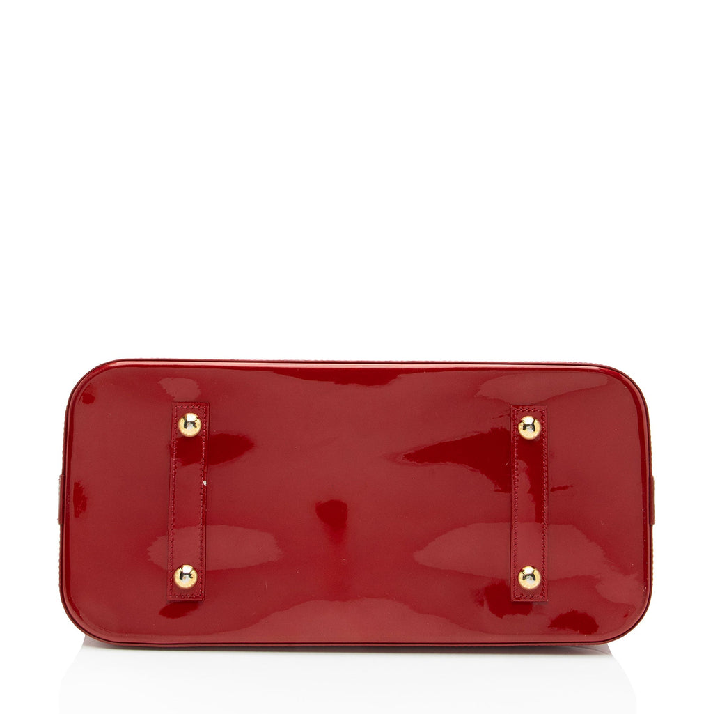 Louis Vuitton Monogram Vernis Alma GM Satchel