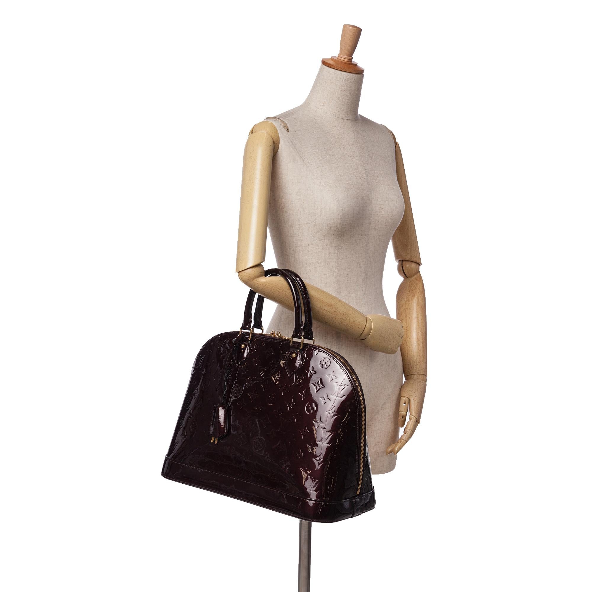 Louis Vuitton Monogram Vernis Alma GM