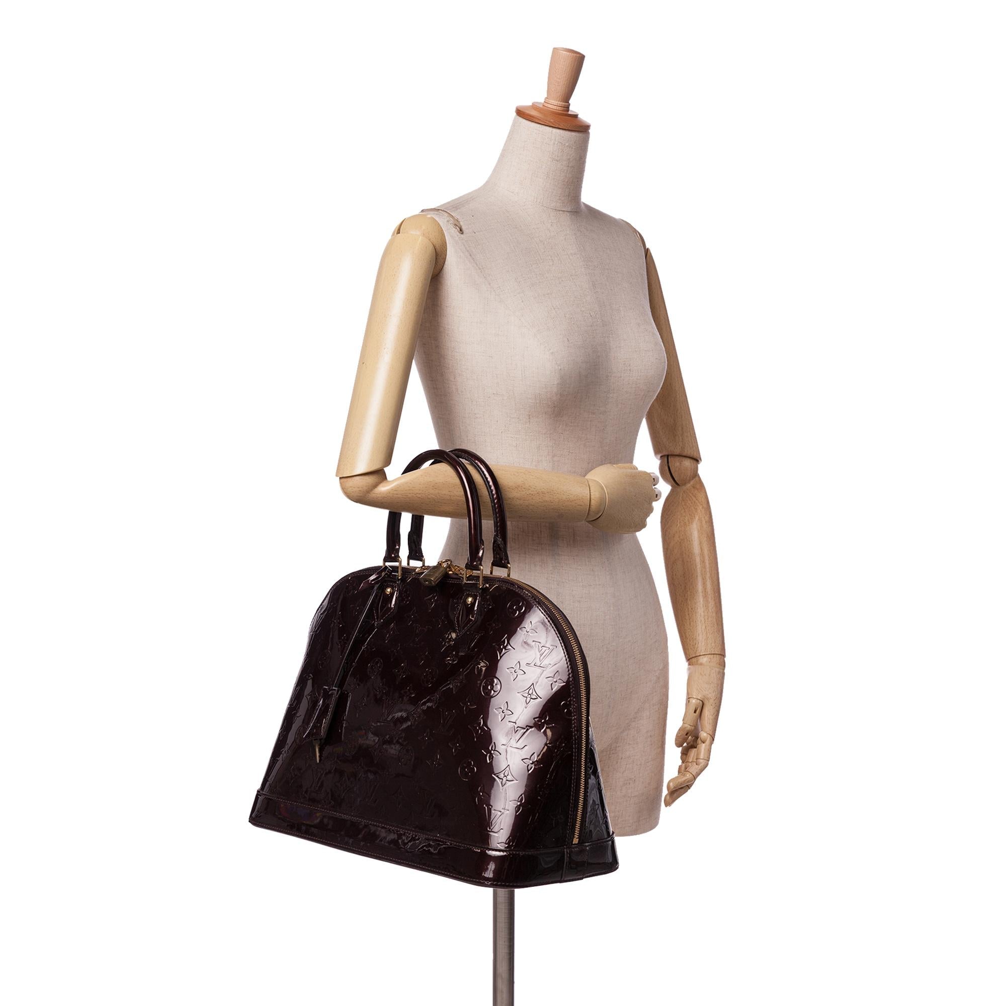 Louis Vuitton Monogram Vernis Alma GM