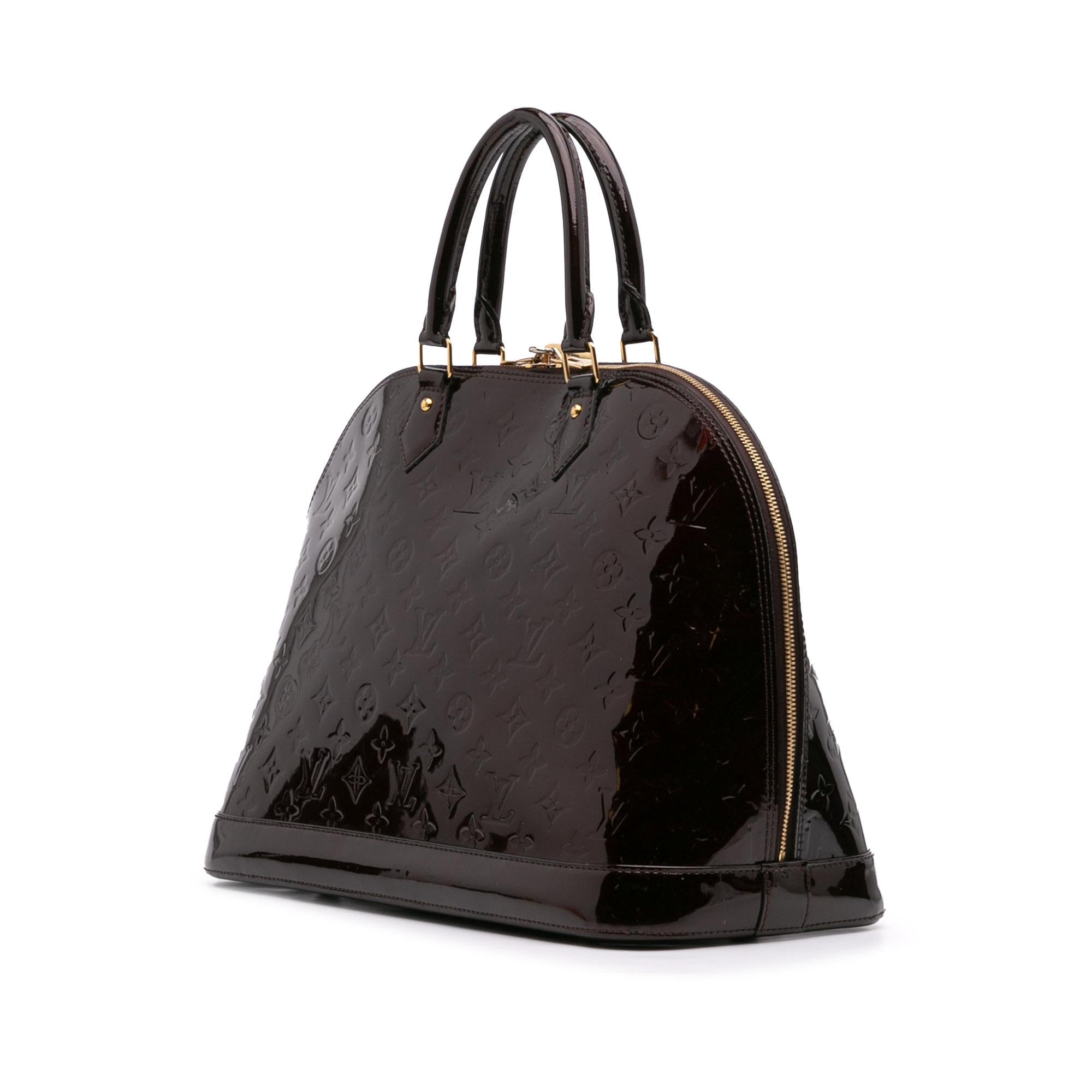 Louis Vuitton Monogram Vernis Alma GM