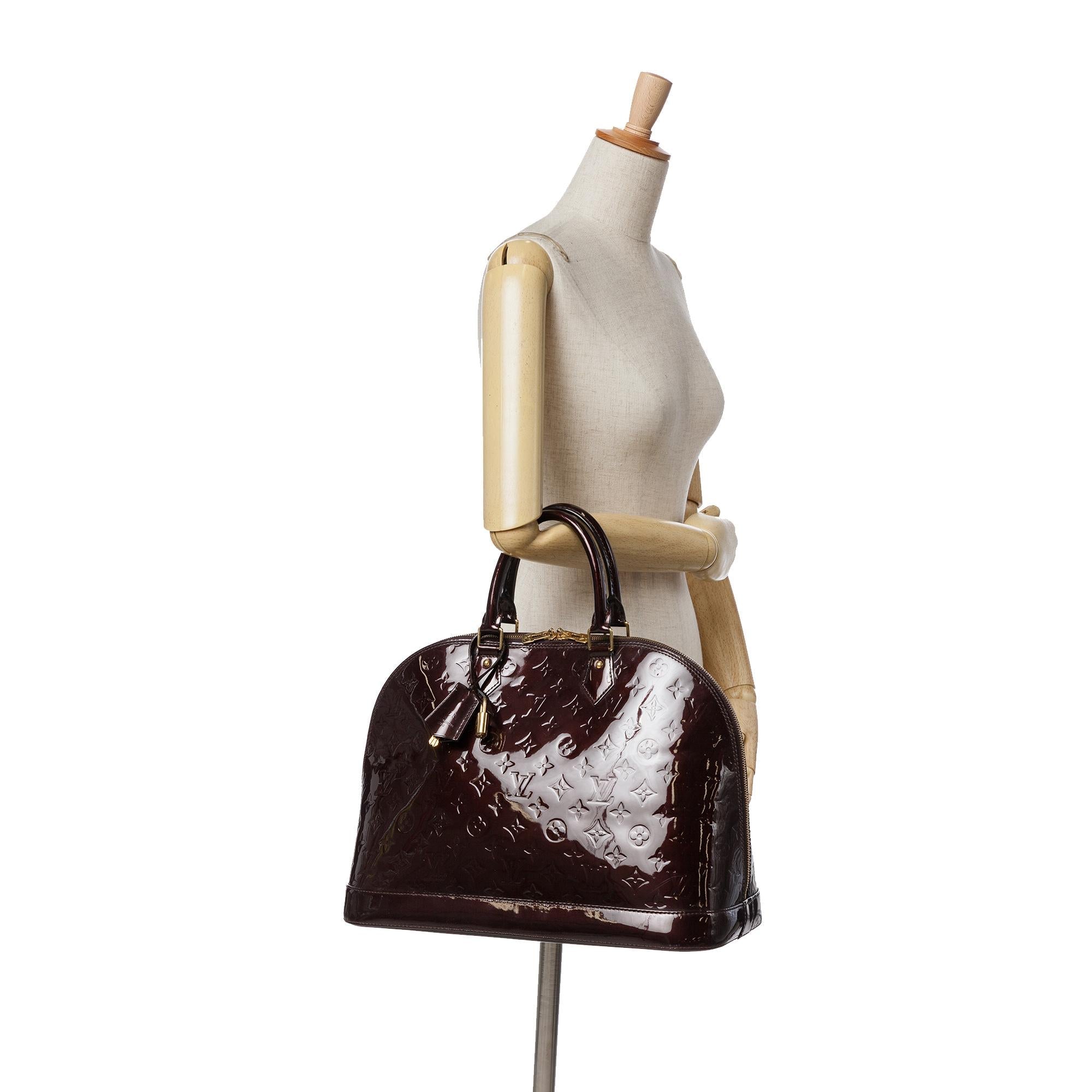Louis Vuitton Monogram Vernis Alma GM