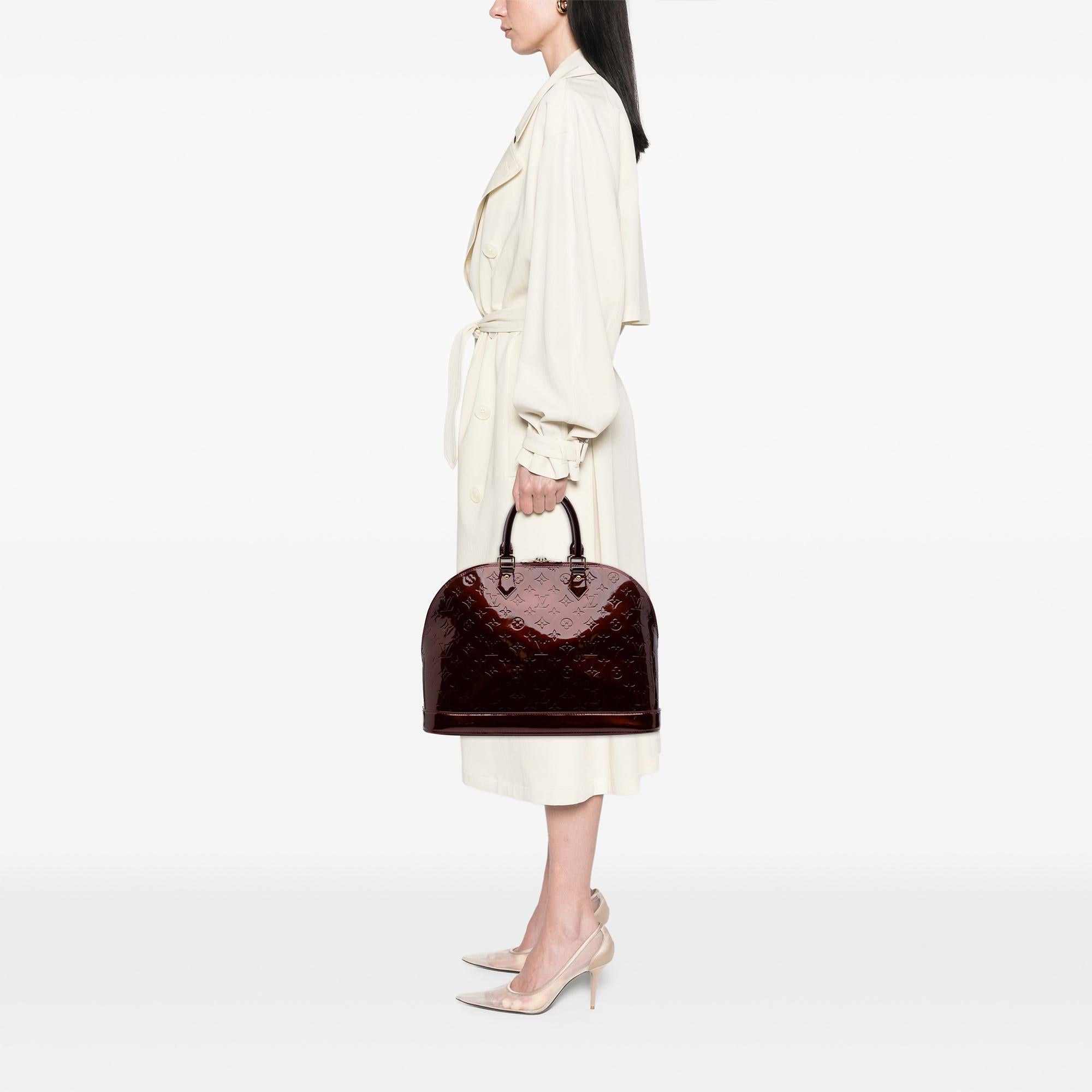 Louis Vuitton Monogram Vernis Alma GM