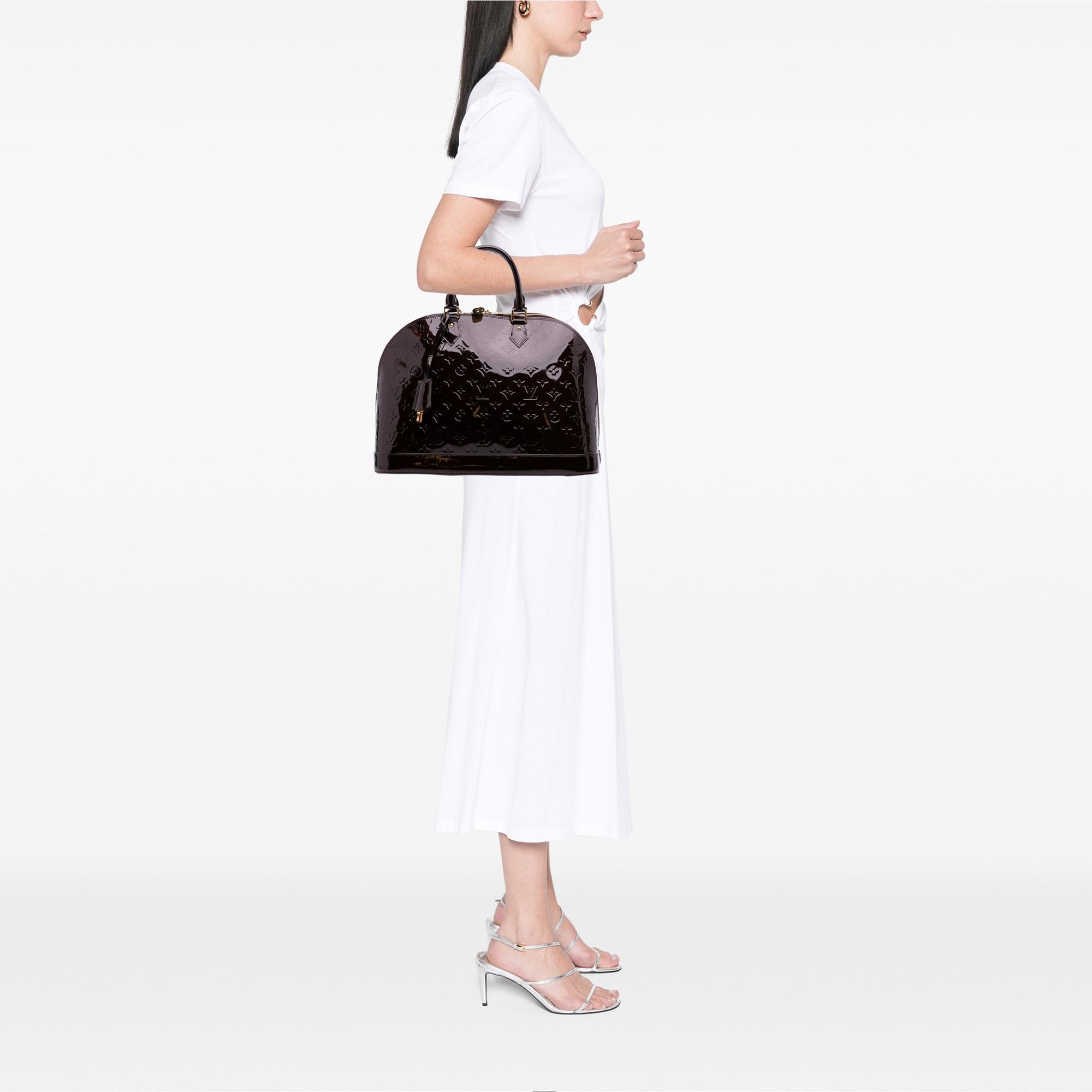 Louis Vuitton Monogram Vernis Alma GM