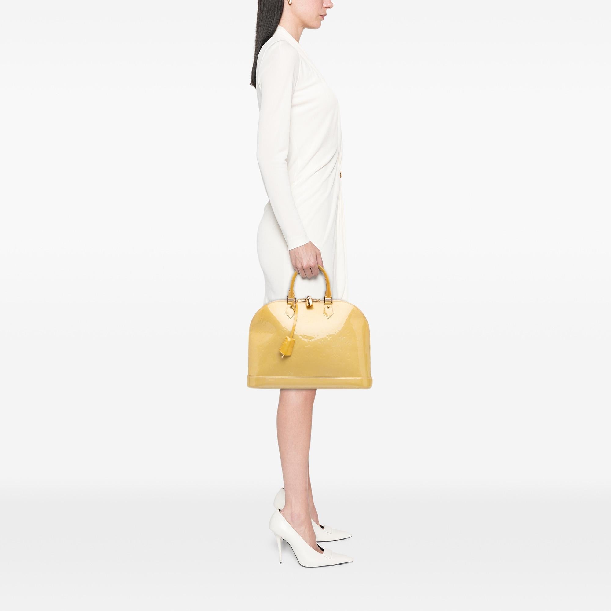 Louis Vuitton Monogram Vernis Alma GM