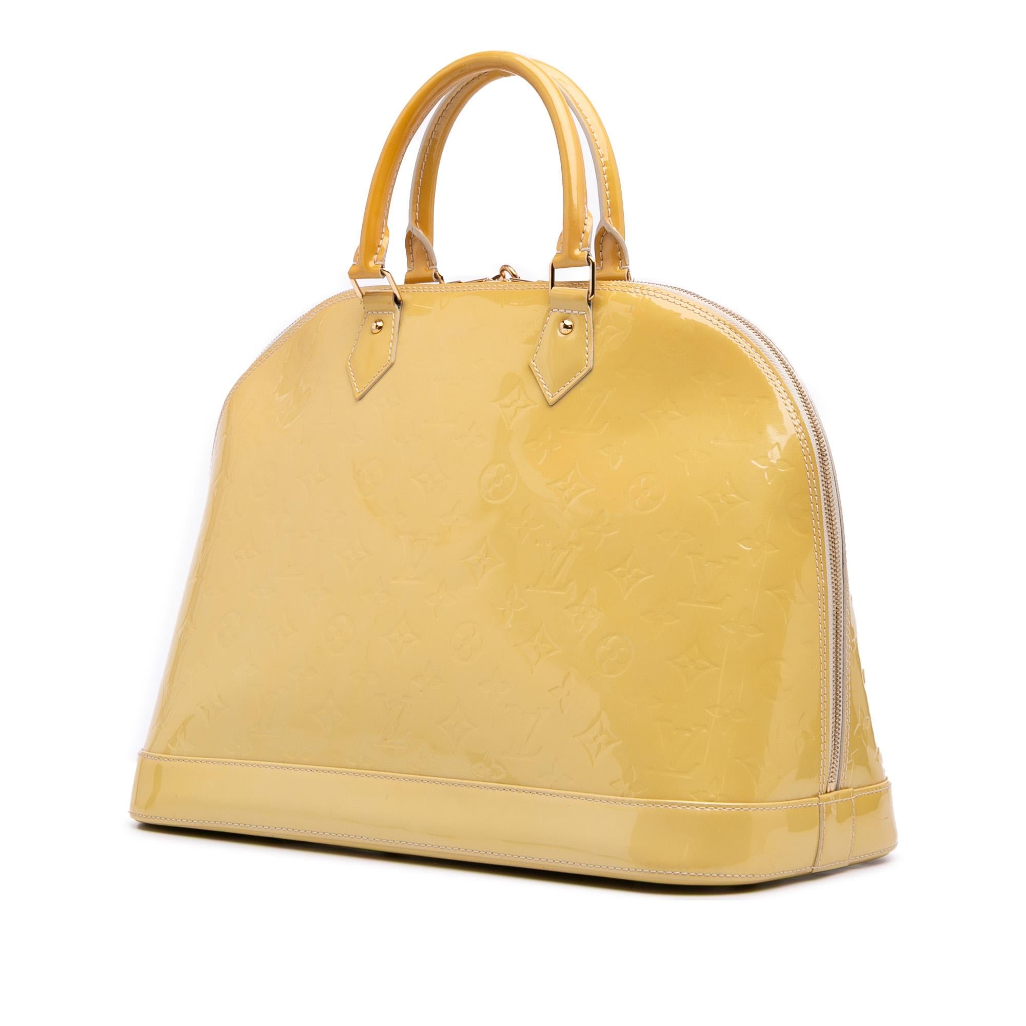 Louis Vuitton Monogram Vernis Alma GM