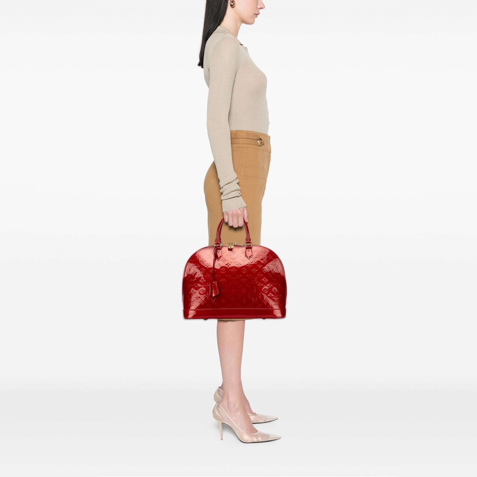 Louis Vuitton Monogram Vernis Alma GM