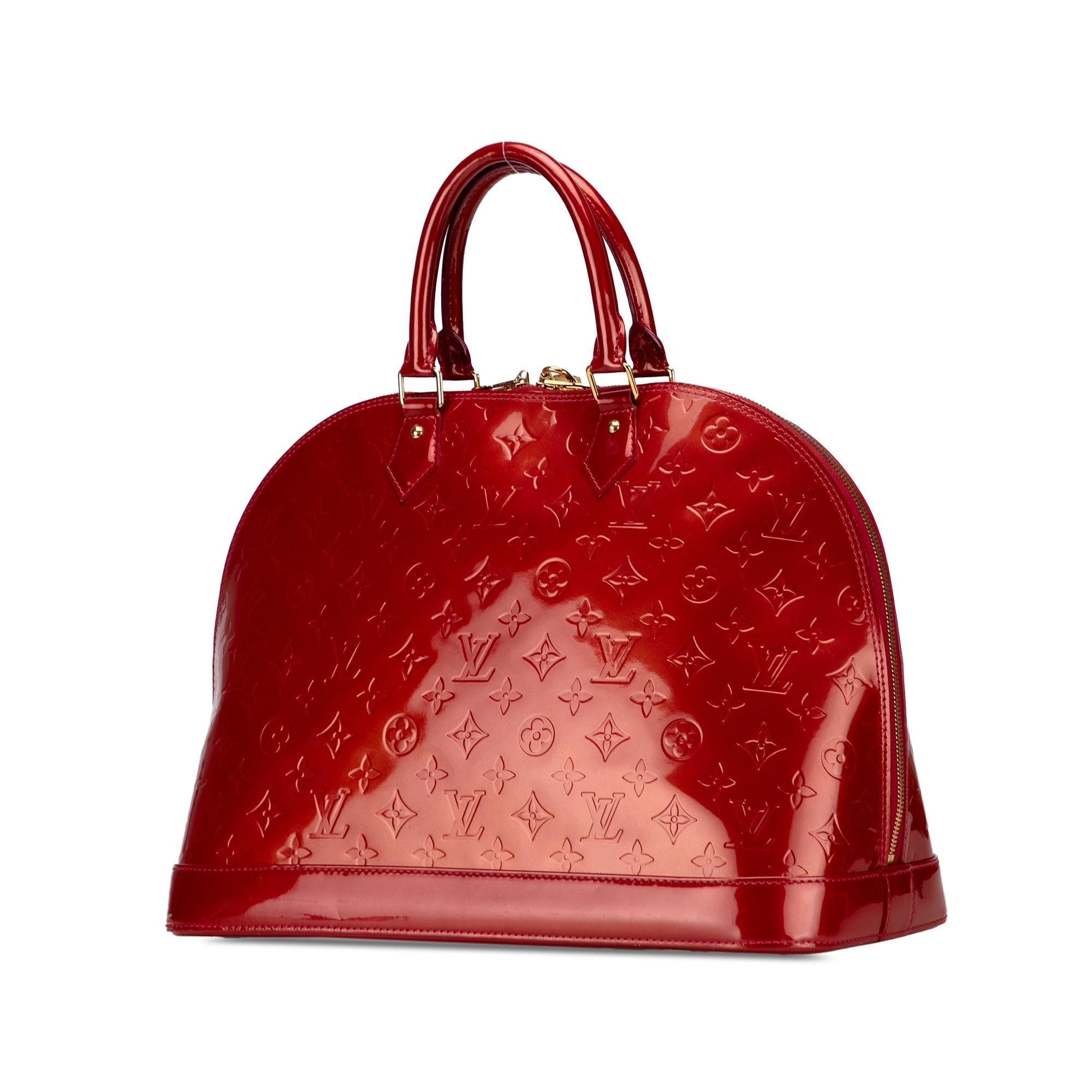 Louis Vuitton Monogram Vernis Alma GM