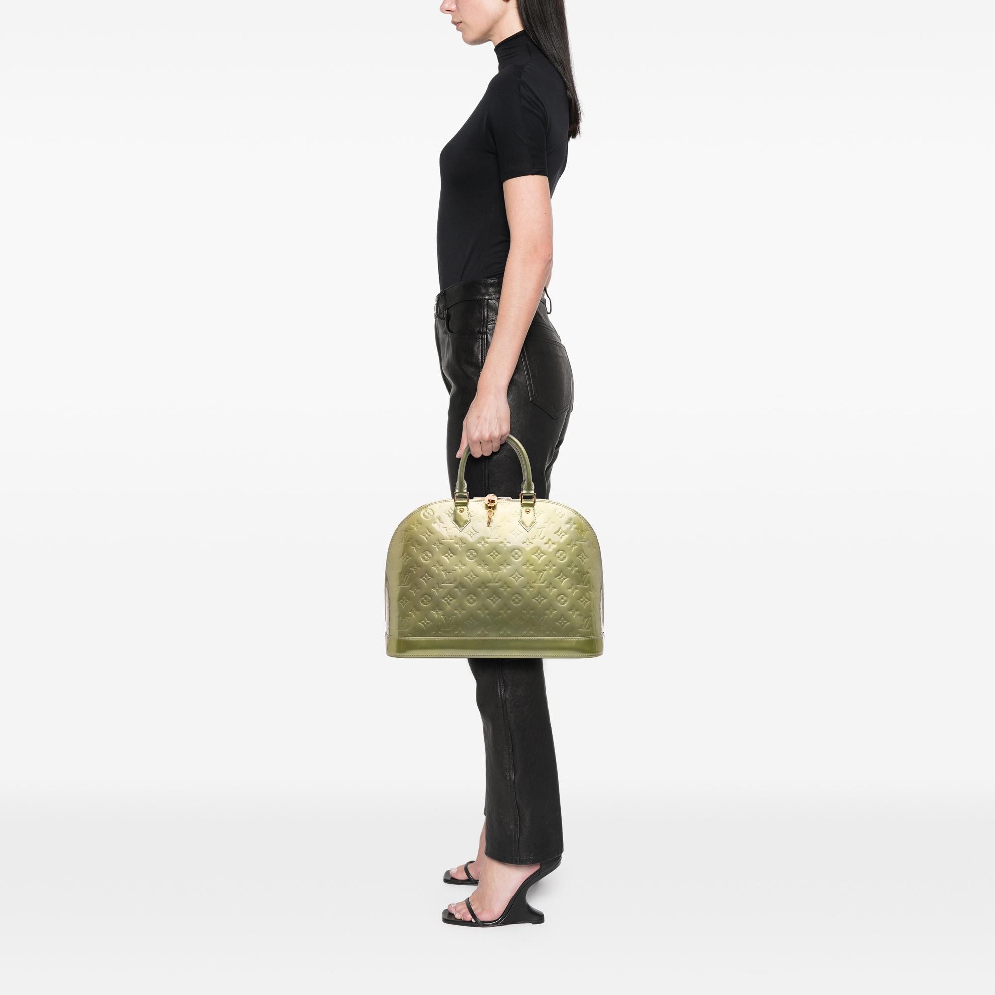 Louis Vuitton Monogram Vernis Alma GM