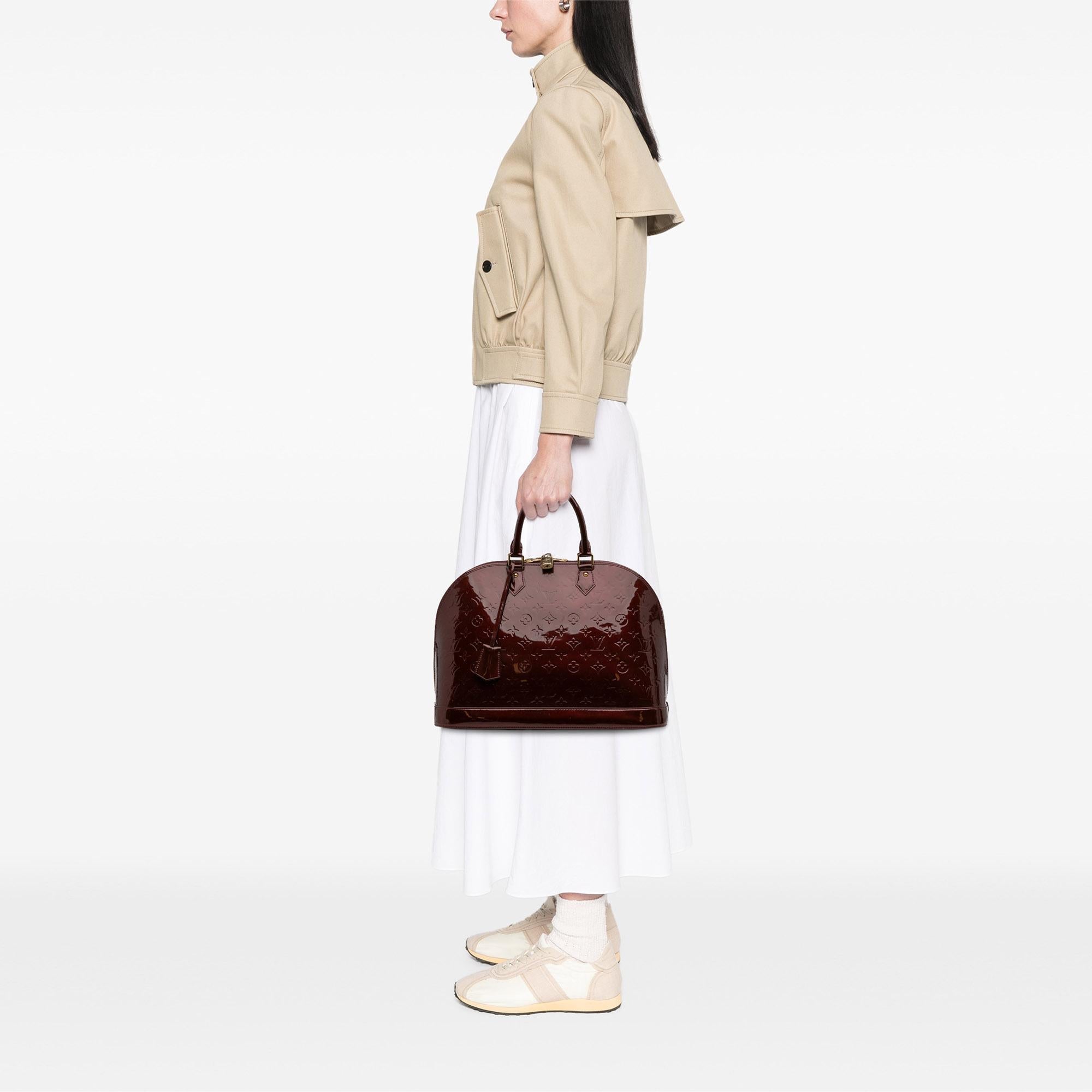 Louis Vuitton Monogram Vernis Alma GM