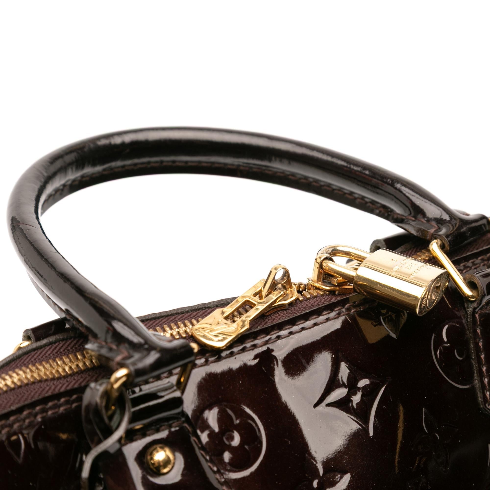 Louis Vuitton Monogram Vernis Alma GM