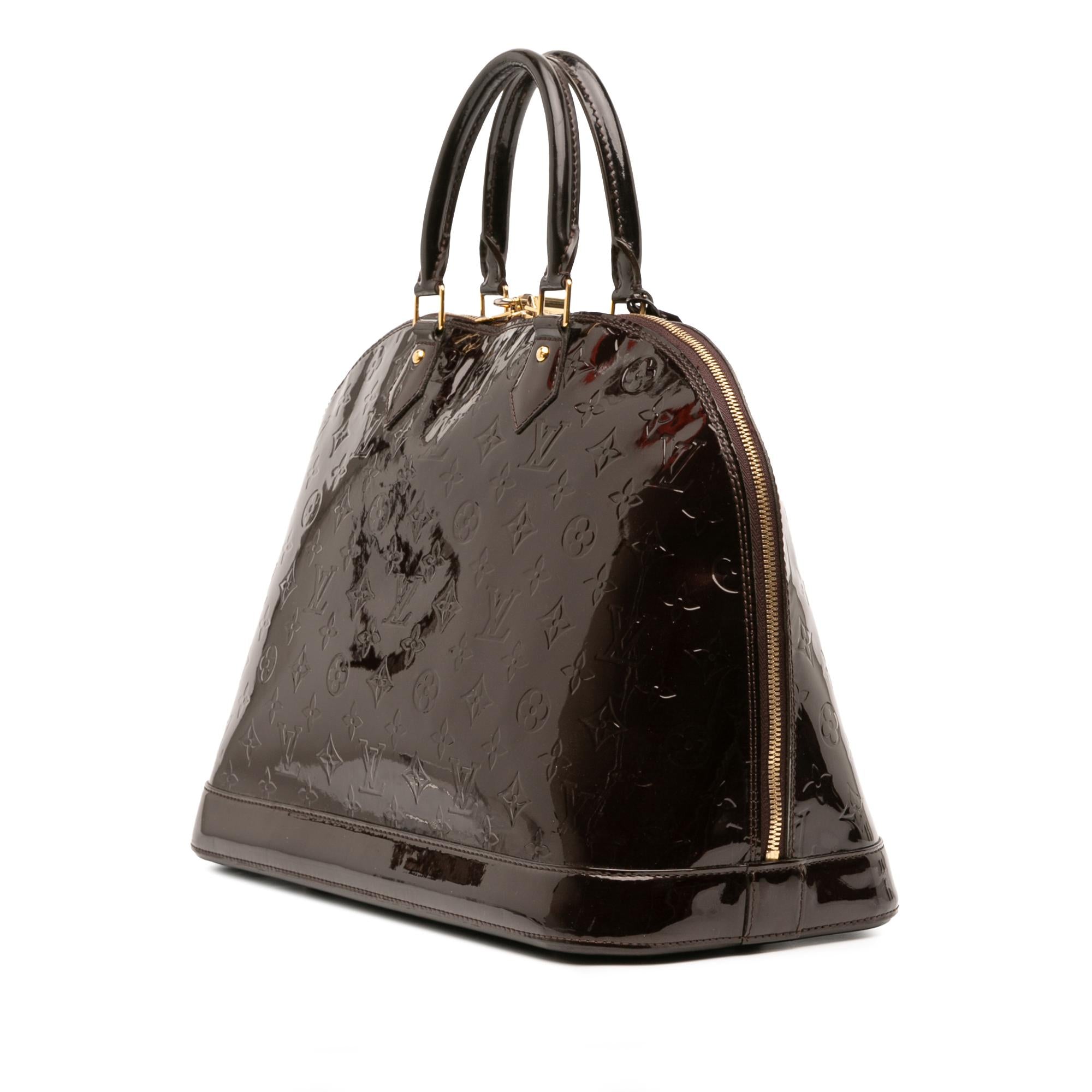 Louis Vuitton Monogram Vernis Alma GM