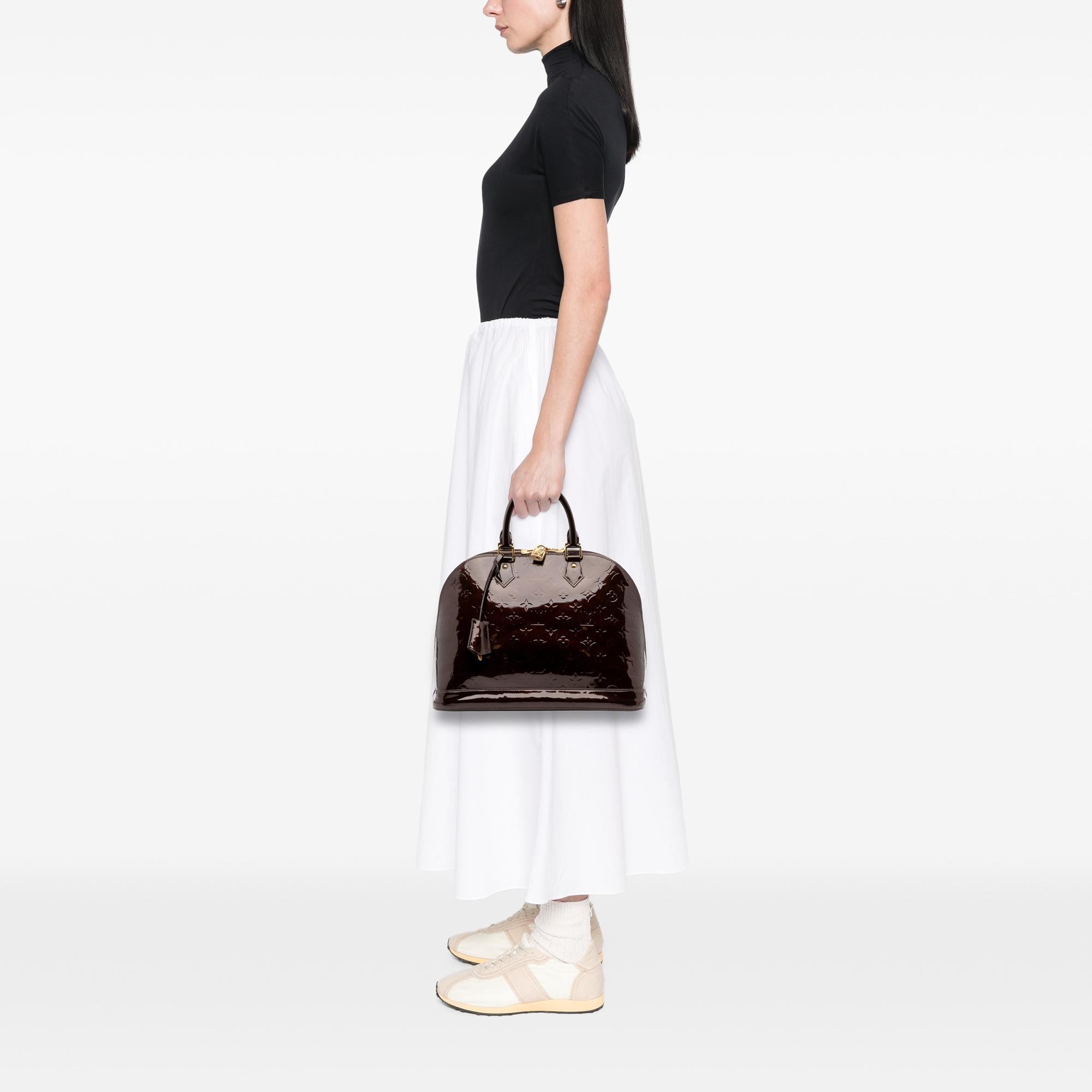 Louis Vuitton Monogram Vernis Alma MM