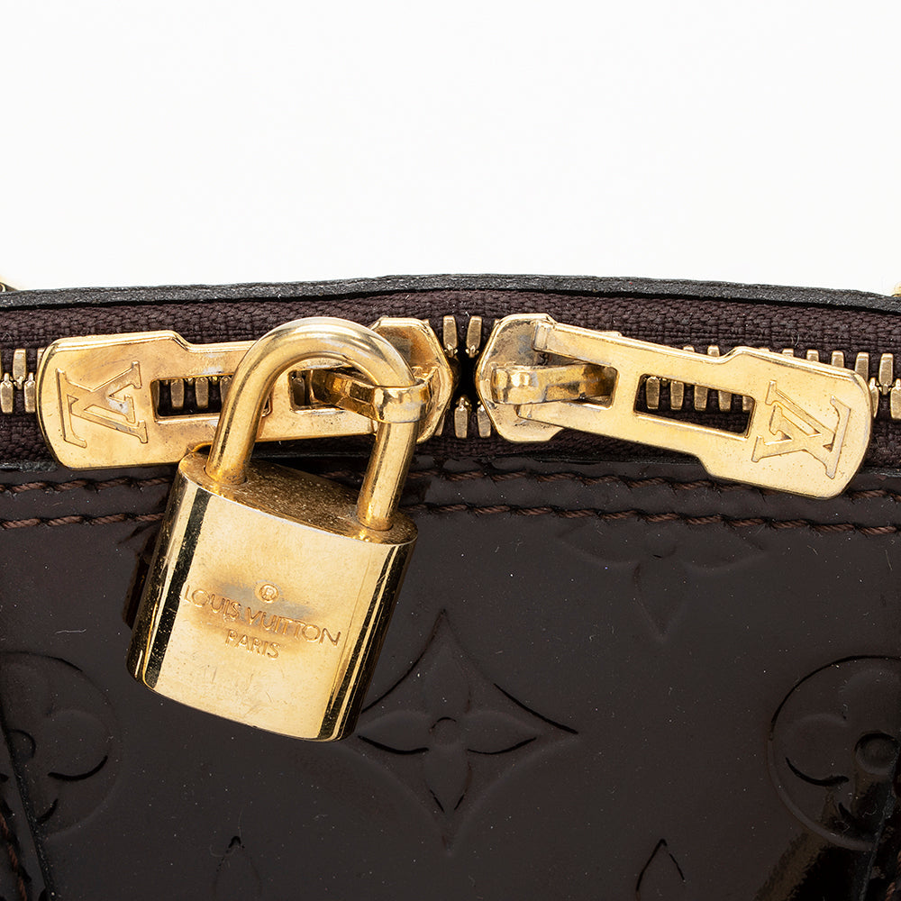 Louis Vuitton Monogram Vernis Alma PM Satchel (SHF-19859)