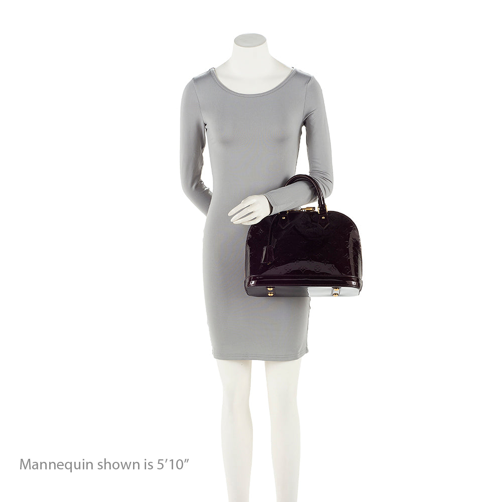 Louis Vuitton Monogram Vernis Alma PM Satchel (SHF-19859)