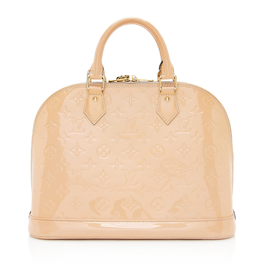 Louis Vuitton Monogram Vernis Alma PM Satchel (SHF-19932)
