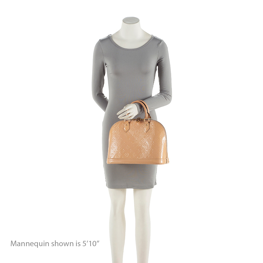 Louis Vuitton Monogram Vernis Alma PM Satchel (SHF-19932)