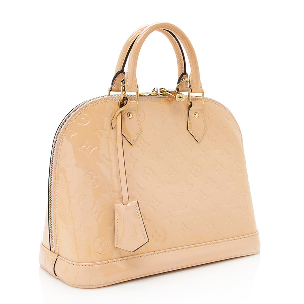 Louis Vuitton Monogram Vernis Alma PM Satchel (SHF-19932)