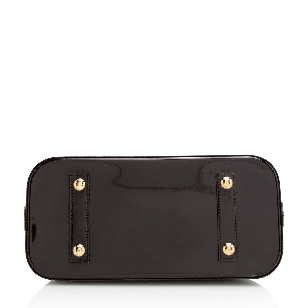 Louis Vuitton Monogram Vernis Alma PM Satchel (SHF-22167)