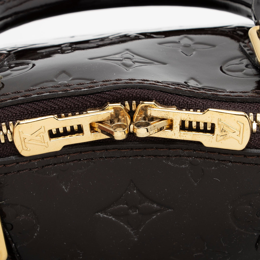Louis Vuitton Monogram Vernis Alma PM Satchel (SHF-22167)