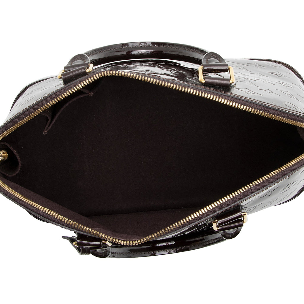 Louis Vuitton Monogram Vernis Alma PM Satchel (SHF-22167)