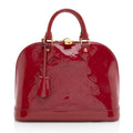 Louis Vuitton Monogram Vernis Alma PM Satchel (SHF-22631)
