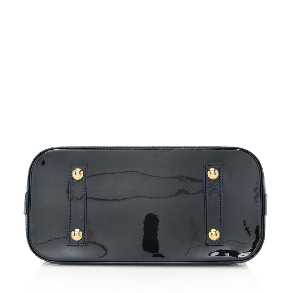 Louis Vuitton Monogram Vernis Alma PM Satchel (SHF-22635)