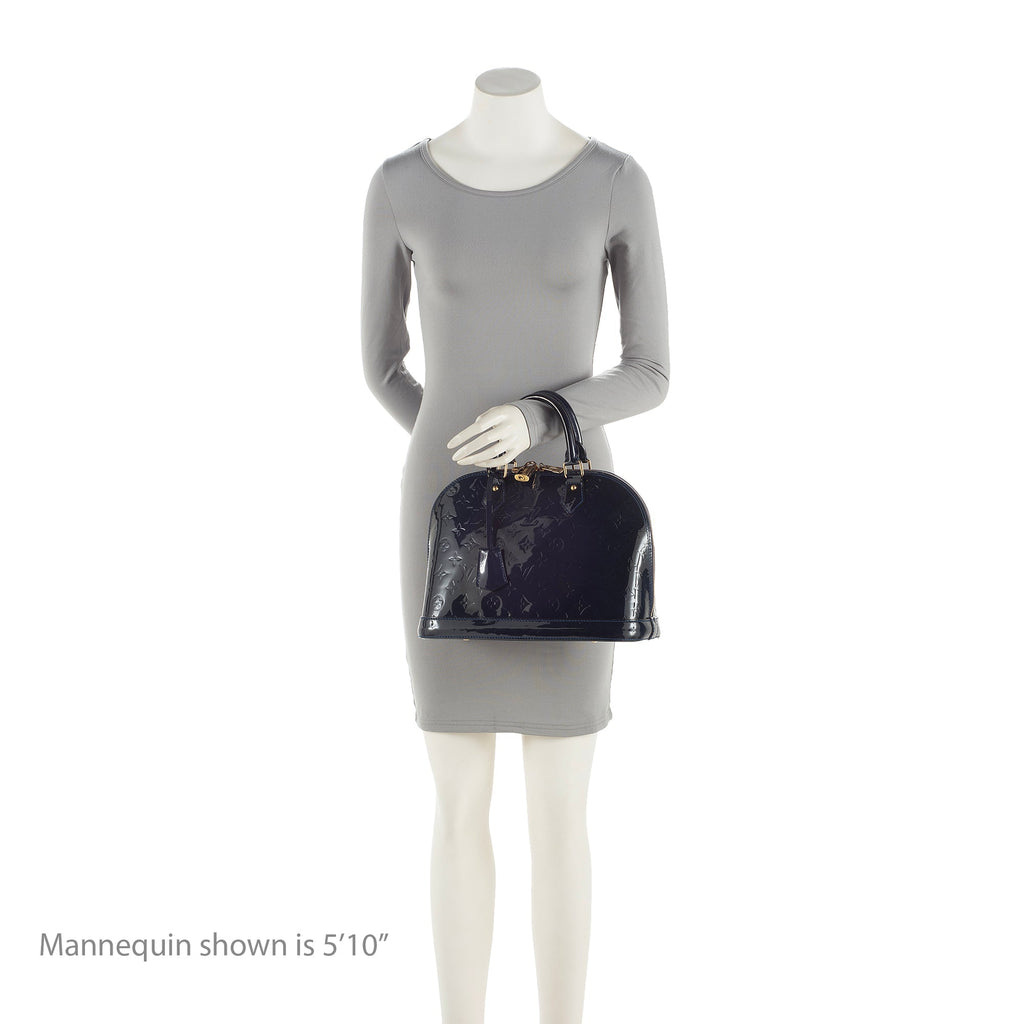 Louis Vuitton Monogram Vernis Alma PM Satchel (SHF-22635)