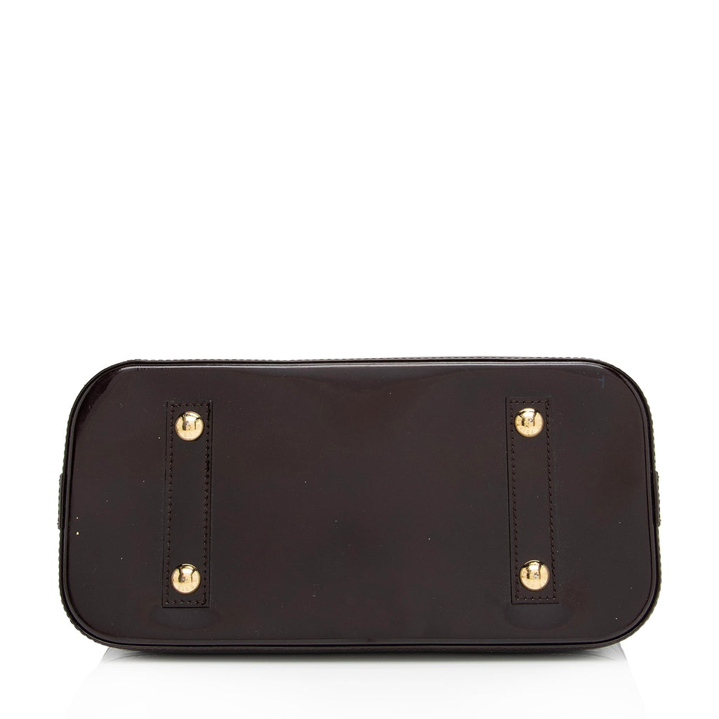 Louis Vuitton Monogram Vernis Alma PM Satchel (SHF-fmHWuP)