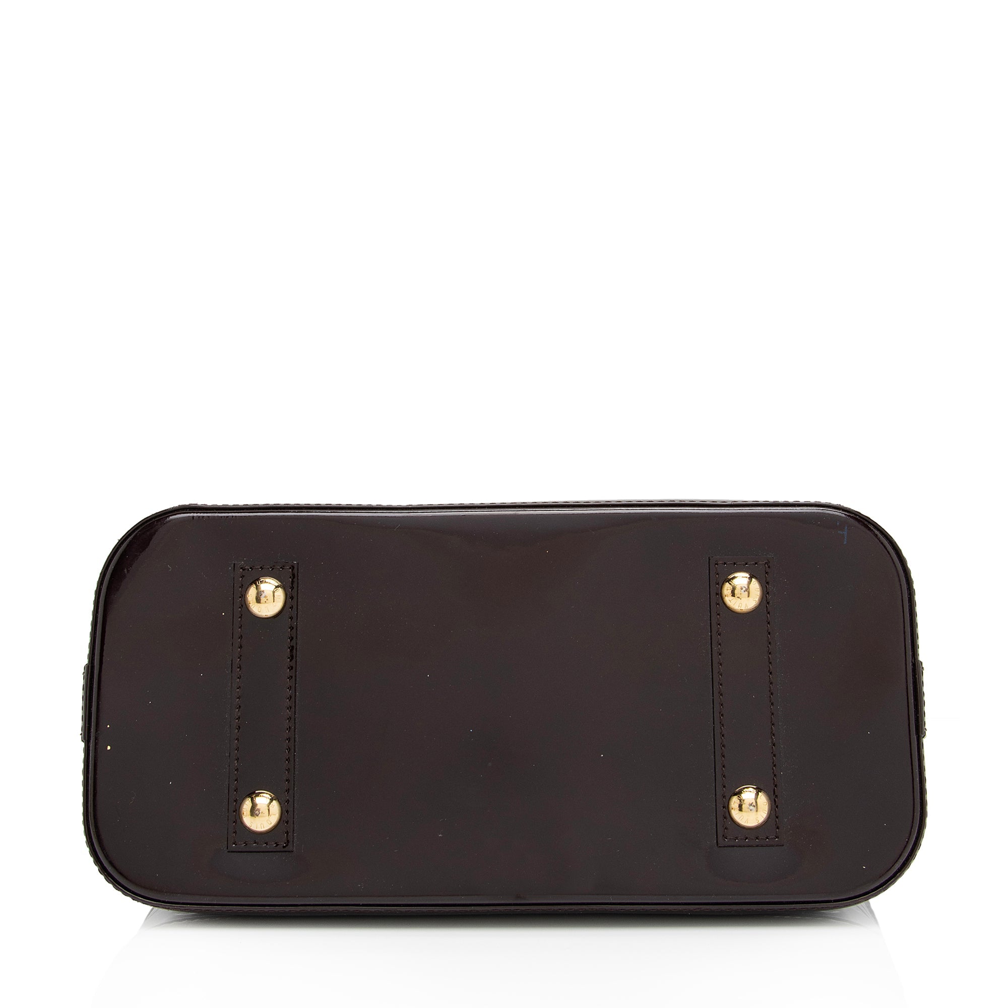 Louis Vuitton Monogram Vernis Alma PM Satchel (SHF-fmHWuP)